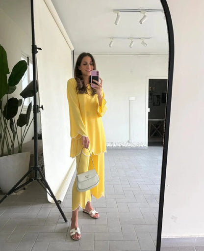 2 PIECE | BABY YELLOW | ICE BLUE